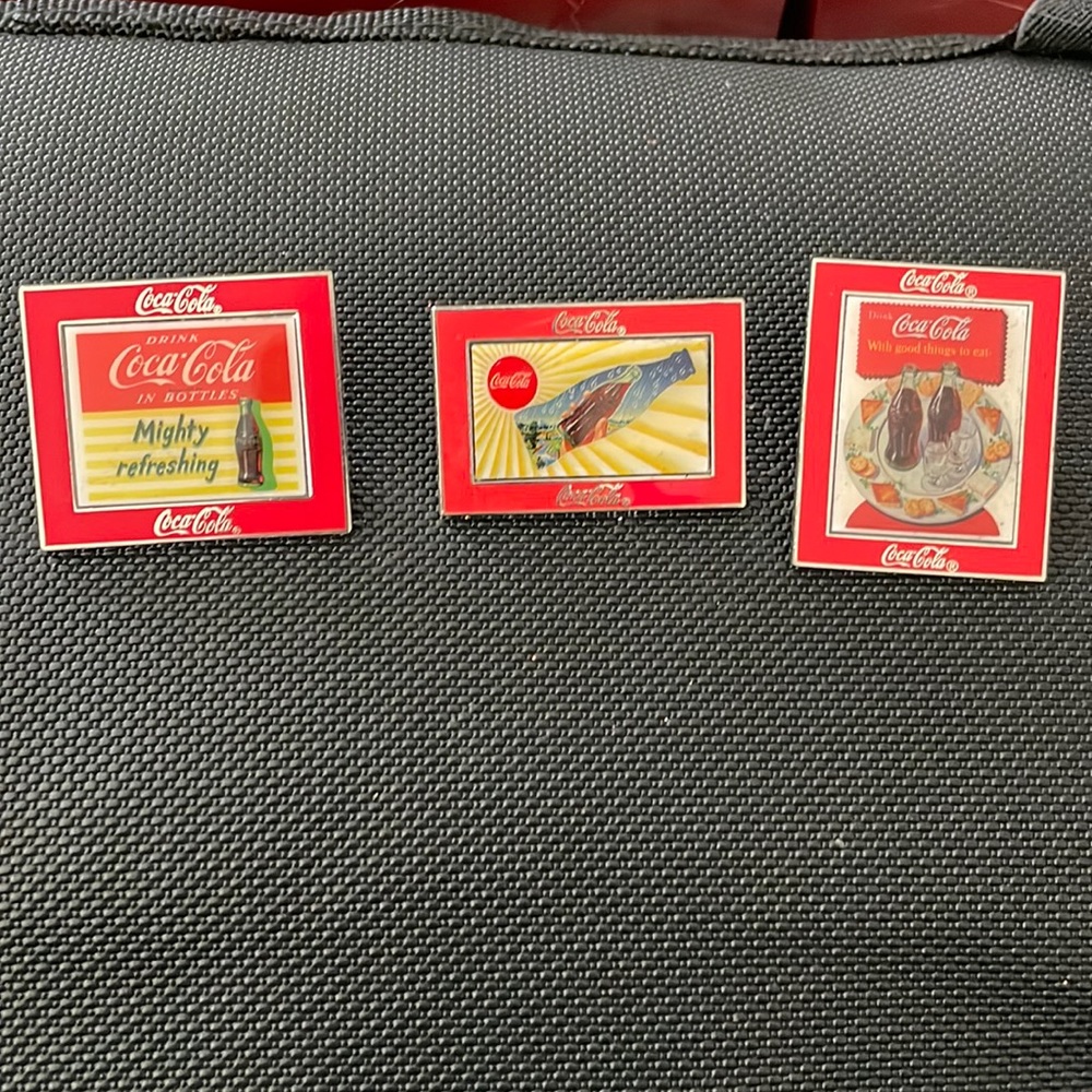 Coco Cola collectable pins